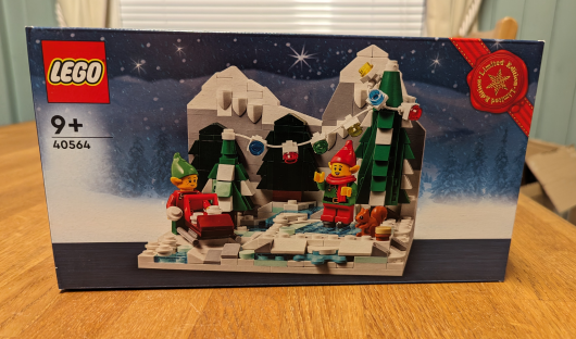 40564 Vinterscene med nisser